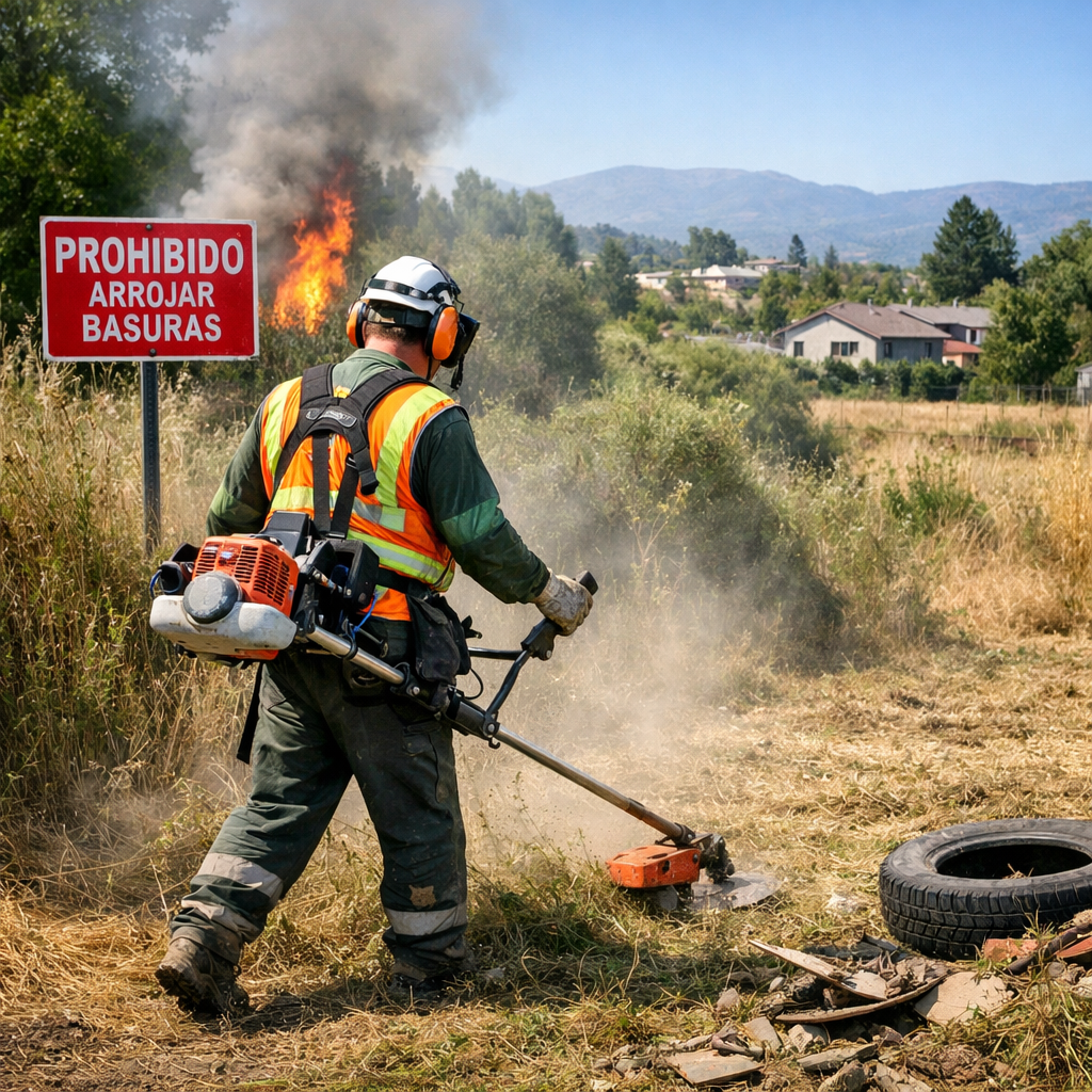 Desbrozamos su parcela 